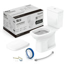 Vaso Sanitário Roca Square Branco com Caixa Acoplada 3/6L Saída Vertical