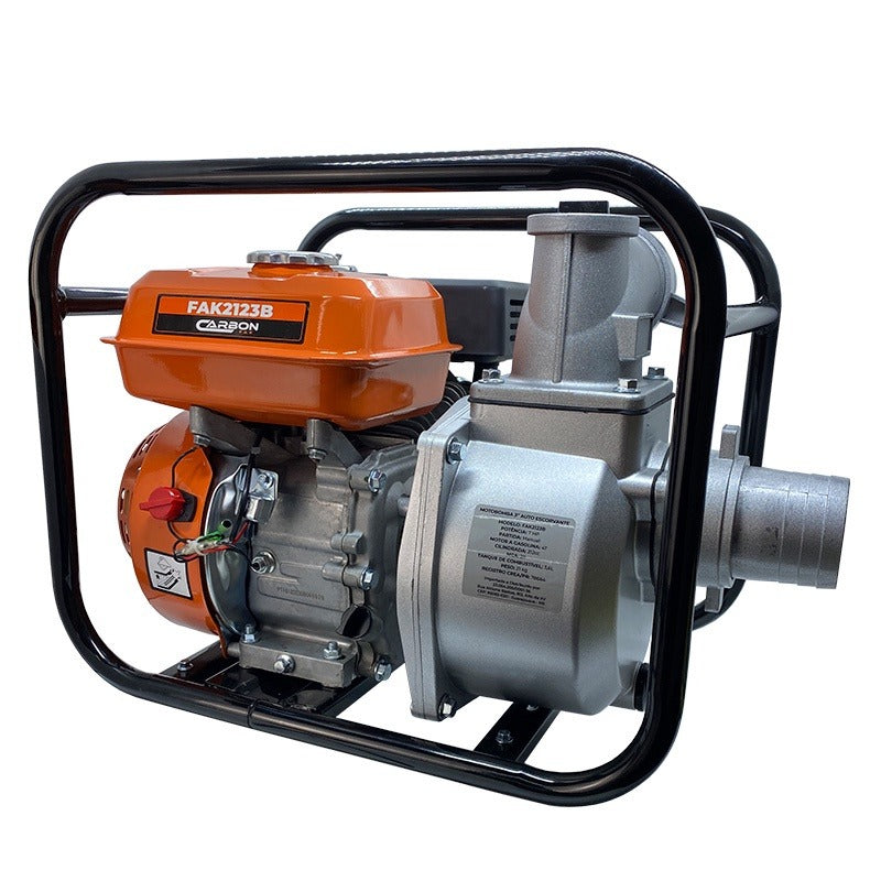 Motobomba a Gasolina 3” Carbon Fak 4T Autoescorvante 7HP 212CC 60.000L/H